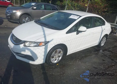 2013 Honda Civic Lx z USA, uszkodzony, nr VIN 2HGFB2F58DH571810